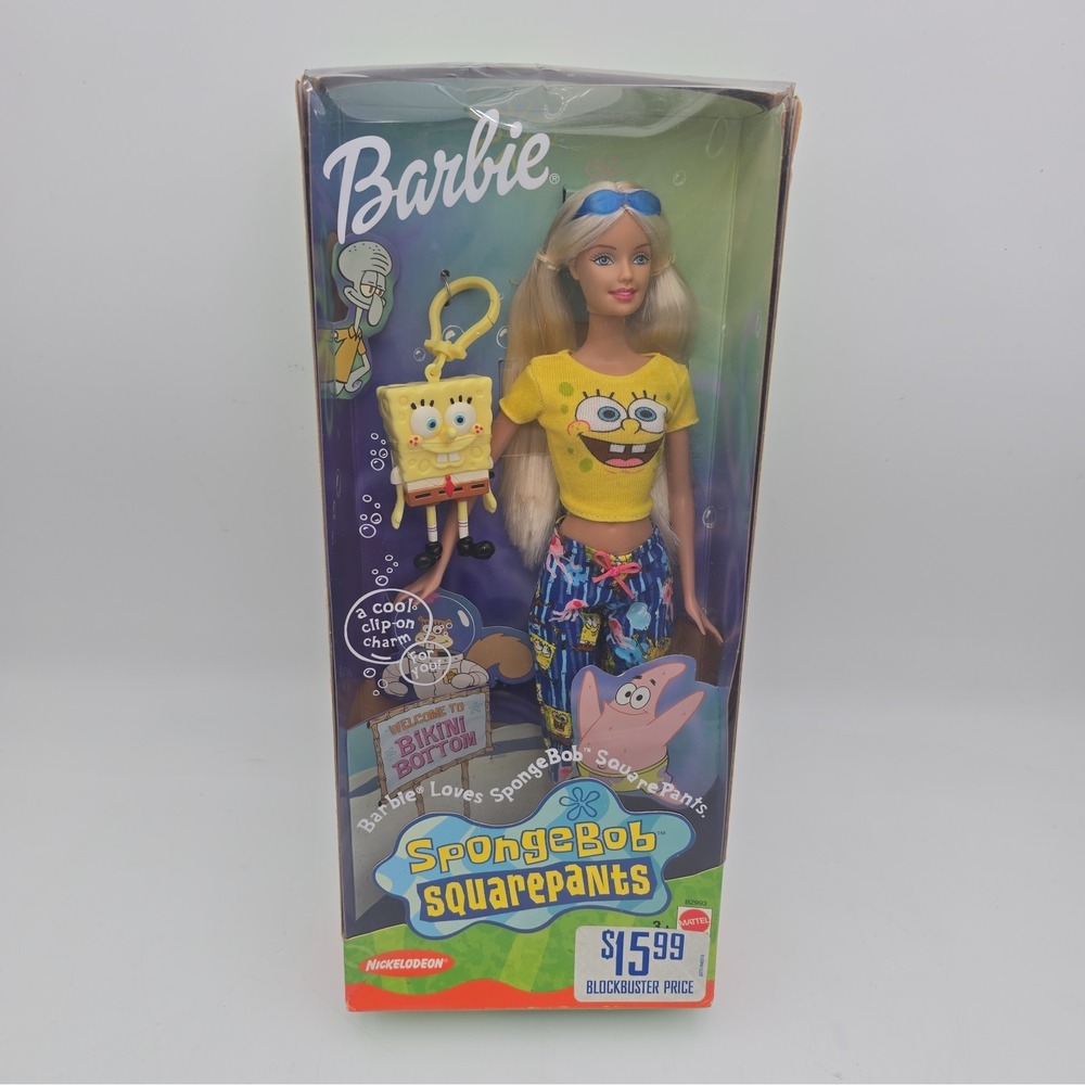 Barbie Doll SpongeBob Squarepants 2002 #B2993 Nickelodeon Mattel
